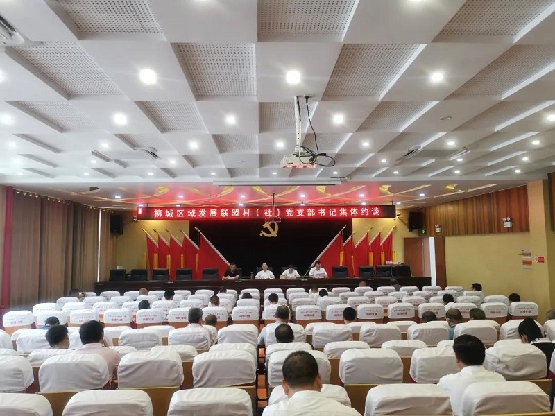 柳城区域发展联盟召开村社书记集体约谈会议 